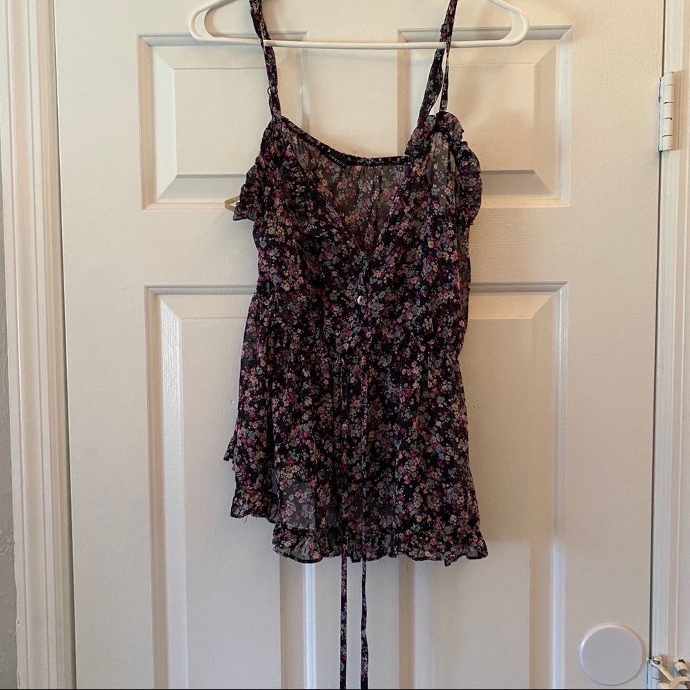 Sheer tank top
